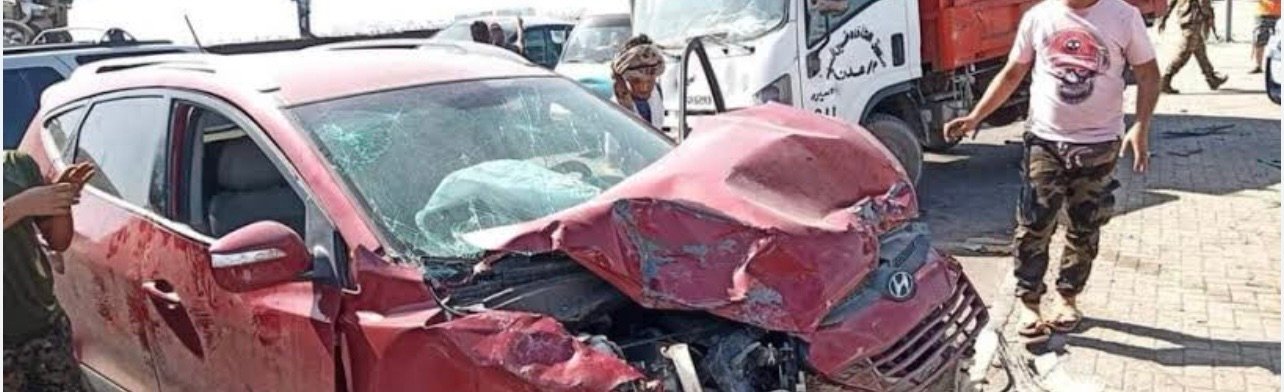 حادث تصادم سيارتين فى العياط