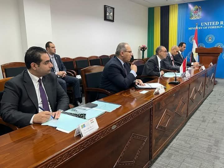 fb_img_17424030557357596656003448013817 جلسة مباحثات لوزير الخارجية والهجرة مع نظيره التنزانى
