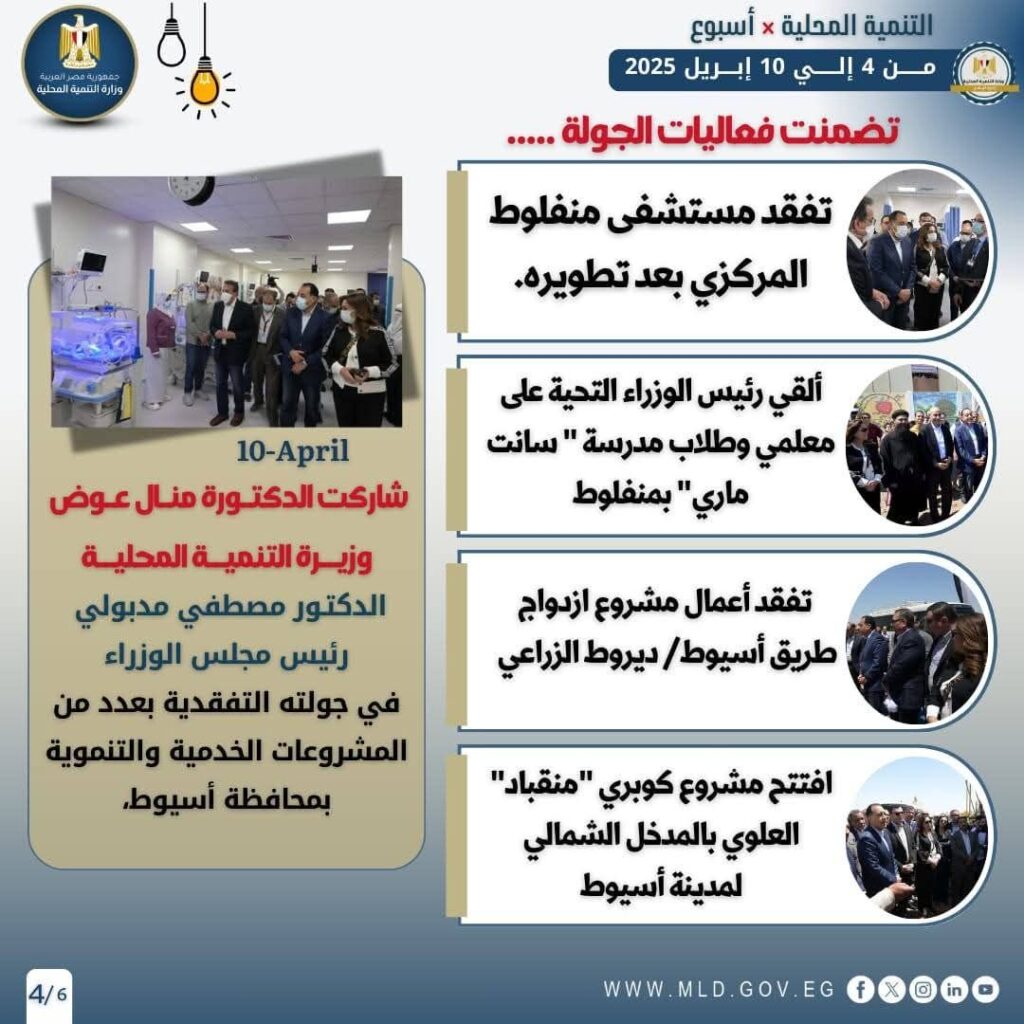 fb_img_17443661133436195619101329474383-1024x1024 نشرة الحصاد الأسبوعي لرصد أنشطة وزارة التنمية المحلية خلال (4 – 10 أبريل 2025)