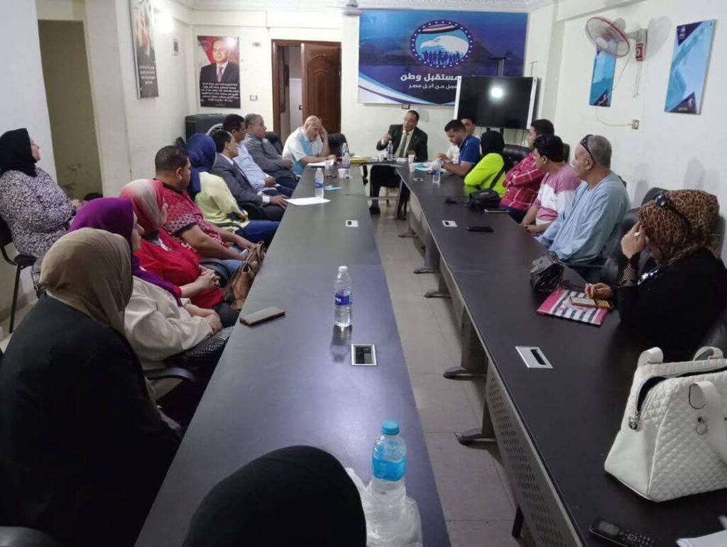 fb_img_1744376561054689027283932882758-1024x771 كشف حساب أمانه العلاقات الحكوميه بالمحافظه لحزب مستقبل وطن إعتبارا من2020حتي 2025