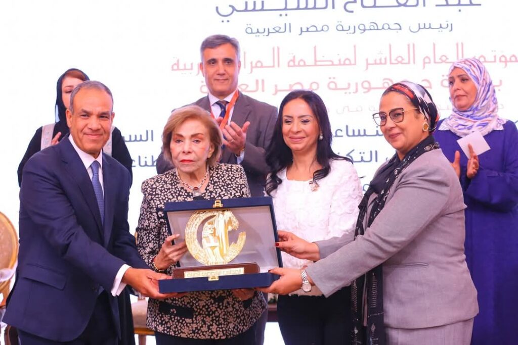 fb_img_1746437409576890529270871028943-1024x683 وزيرة التضامن الاجتماعي تشهد افتتاح فعاليات المؤتمر العام العاشر لمنظمة المرأة العربية بحضور وزير الخارجية والهجرة ورئيسة المجلس القومي للمرأة