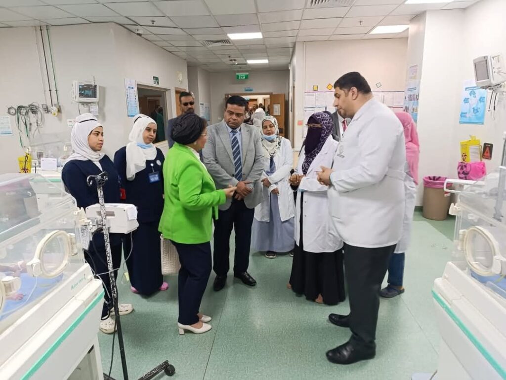 fb_img_17464383971688190497305895303512-1024x771 الدكتورة عبلة الألفي توصي بدعم الرضاعة الطبيعية وتوسيع غرف المشورة الأسرية