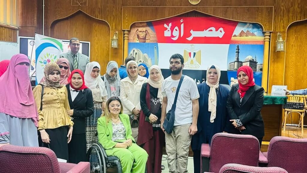 fb_img_17466931314702775279848416714261-1024x576 المشرف على "القومي للأشخاص ذوي الإعاقة" تزور كلية دار العلوم في جامعة القاهرة وتتفقد الخدمات المقدمة بها