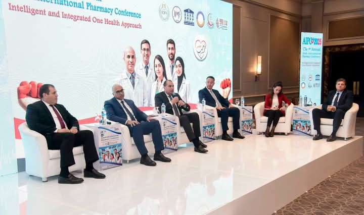 fb_img_17469541349783082697170805464860 برعاية هيئتي الدواء والشراء الموحد..▪︎انطلاق فعاليات ملتقي الفارما الثامن والمؤتمر الدولي التاسع للصيادلة العرب تحت عنوان " نهج الصحة الواحدة"