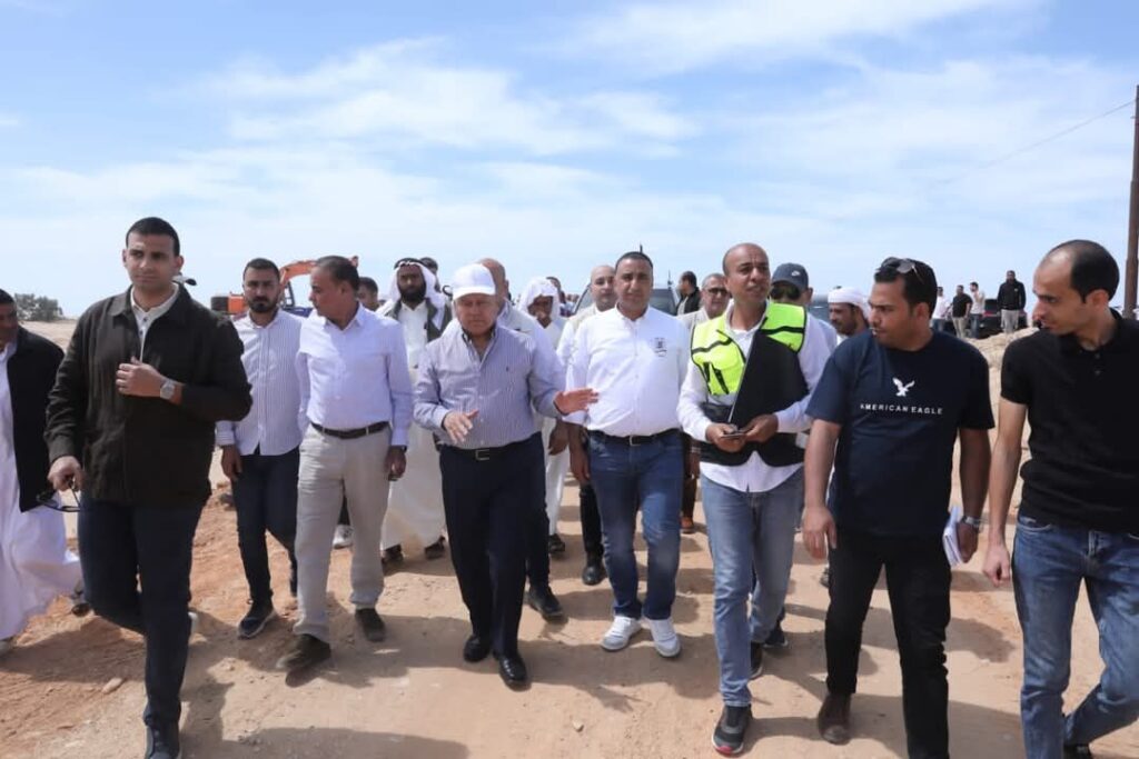 fb_img_17473805785936158591838415347400-1024x683 وزير الصناعة والنقل يتابع أعمال تنفيذ مشروع إنشاء خط سكة حديد بئر العبد / العريش / جنوبًا رأس النقب (مطار طابا) بطول  341 كيلومترًا