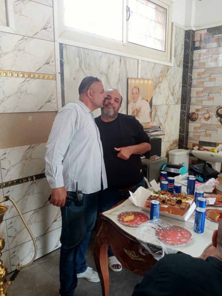 img-20250504-wa00287897892825629870806-768x1024 برقية تهنئة من كابتن عبدالعزيز علام قائد الحرس بوزارة الداخلية إلي الحاج احمد النوبي <br>رقم واحد في سوق التونسي عيد ميلاد سعيد