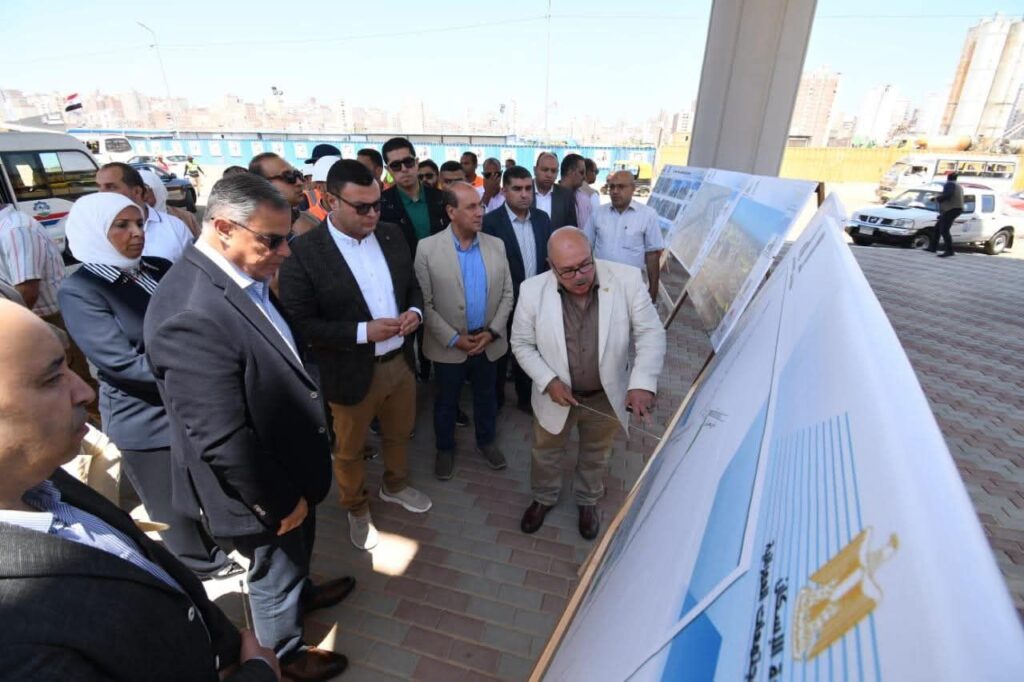 fb_img_1749897686899276013376868266474-1024x682 وزير الإسكان ومحافظ الإسكندرية يتفقدان مشروع إنشاء كوبرى 45 "محور السادات"● "الشربينى" يوجه بدفع العمل بمشروع إنشاء كوبرى 45.. والتخطيط لتوفير مسطحات خضراء بمحيط المشروع لتكون متنفسًا للمواطنين بعد الانتهاء من تنفيذه