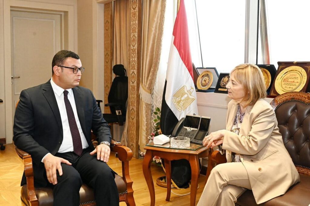 fb_img_1749995003278547395350140646877-1024x683 - وزير الإسكان يستقبل نائبة رئيس بنك الاستثمار الأوروبي لمتابعة مجالات التعاون المشترك في مشروعات مياه الشرب والصرف الصحي- "الشربيني": وصل حجم المشروعات الجارية بالتعاون مع البنك إلى نحو 700 مليون يورو