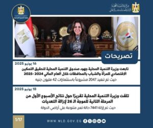 fb_img_17504091016235754200601401614356-300x251 أبرز أنشطة وزارة التنمية المحلية خلال أسبوع:- وزيرة التنمية المحلية تتفقد أعمال التطوير الجارية لتنفيذ المرحلة الأولي من تطوير سوق العتبة بالموسكي