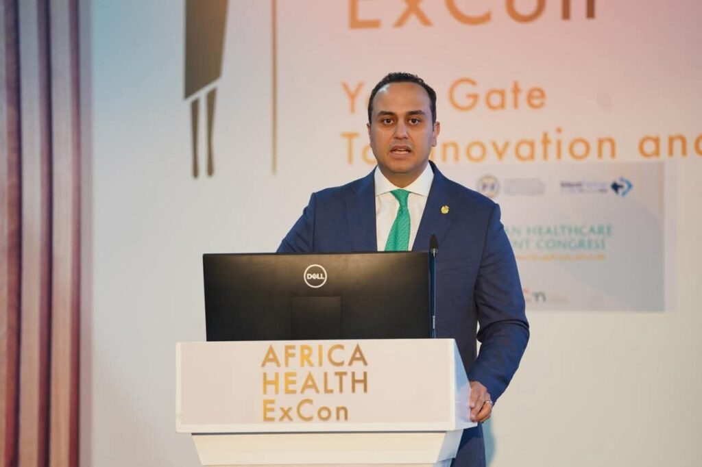 fb_img_17510984324035681545281712595044-1024x682 ▪︎رئيس هيئة الرعاية الصحية يشارك في الجلسة الوزارية للقمة الأفريقية الأولى للاستثمار في الرعاية الصحية على هامش مؤتمر و معرض الصحة الأفريقي Africa Health Excon 2025 ..