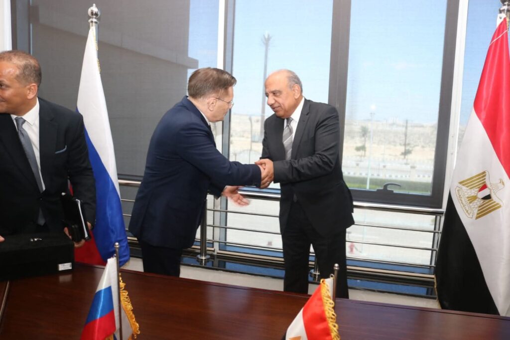 fb_img_17519769059293250718001734967799-1024x682 مصر وروسيا توقعان بروتوكولًا مكملًا للاتفاقية الحكومية الخاصة بالتعاون في بناء وتشغيل محطات الطاقة النووية وعقدًا مكملًا لإنشاء وتشغيل محطة الضبعة للطاقة النووية