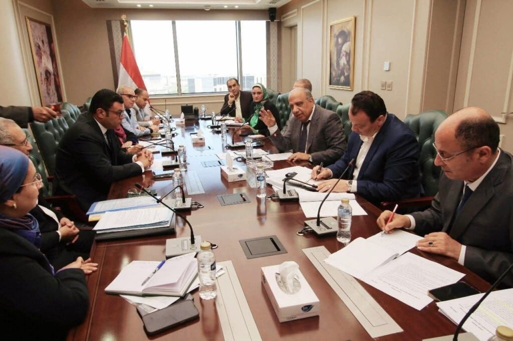 fb_img_17521252379946485722011531820010-1024x682 وزيرا الكهرباء والطاقة المتجددة، والإسكان والمرافق والمجتمعات العمرانية يبحثان خطة العمل المشترك ودعم التوسع فى استخدامات الطاقة المتجددة والاستفادة من الخبرات المتراكمة لدى شركات الكهرباء فى تنفيذ مشروعات المدن والمجتمعات العمرانية الجديدة.