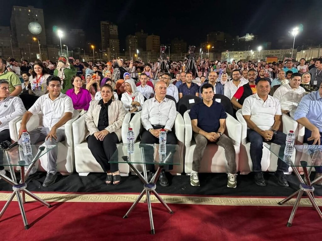 fb_img_17542153474575380938034247101109-1024x768 بحضور وزير الشباب وأكثر من 10آلاف مشارك.. "أولى ليالي بشبابها" تنطلق من الإسكندرية تحت شعار "الترفيه حق لكل شباب مصر"