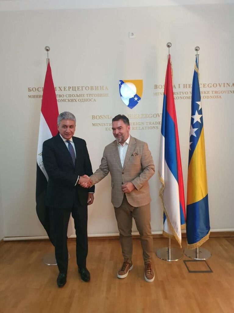 fb_img_17550823932974802183481380881637-768x1024 وزير السياحة والآثار يستكمل لقاءاته المهنية خلال زيارته الرسمية للبوسنة والهرسك بعقد اجتماع مع نائب رئيس مجلس الوزراء ووزير التجارة الخارجية والعلاقات الاقتصادية والمسئول عن ملف السياحة