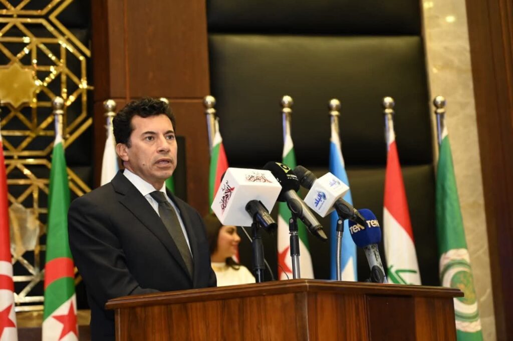 fb_img_1755183274531290352830506121566-1024x681 بالأكاديمية العربية للعلوم والتكنولوجيا والنقل البحري في الإسكندرية...● وزير الرياضة ومحافظ الإسكندرية يشهدان المؤتمر الصحفي للإعلان عن بطولتي العالم للشباب والبطولة العربية للخماسي الحديث