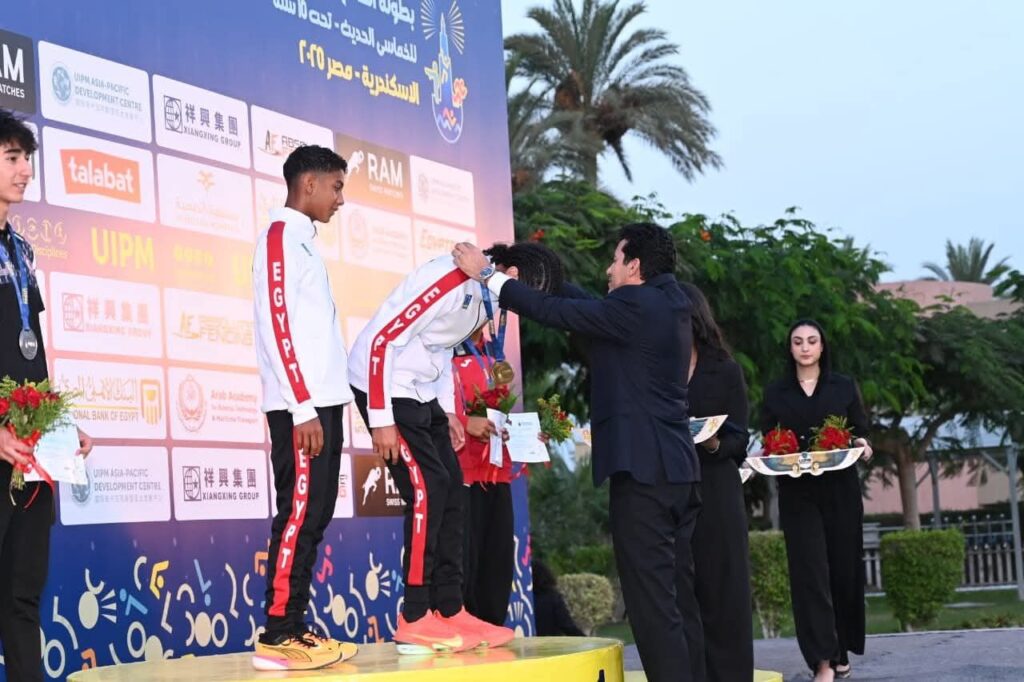 fb_img_17551832762718438214817726633894-1024x682 بالأكاديمية العربية للعلوم والتكنولوجيا والنقل البحري في الإسكندرية...● وزير الرياضة ومحافظ الإسكندرية يشهدان المؤتمر الصحفي للإعلان عن بطولتي العالم للشباب والبطولة العربية للخماسي الحديث