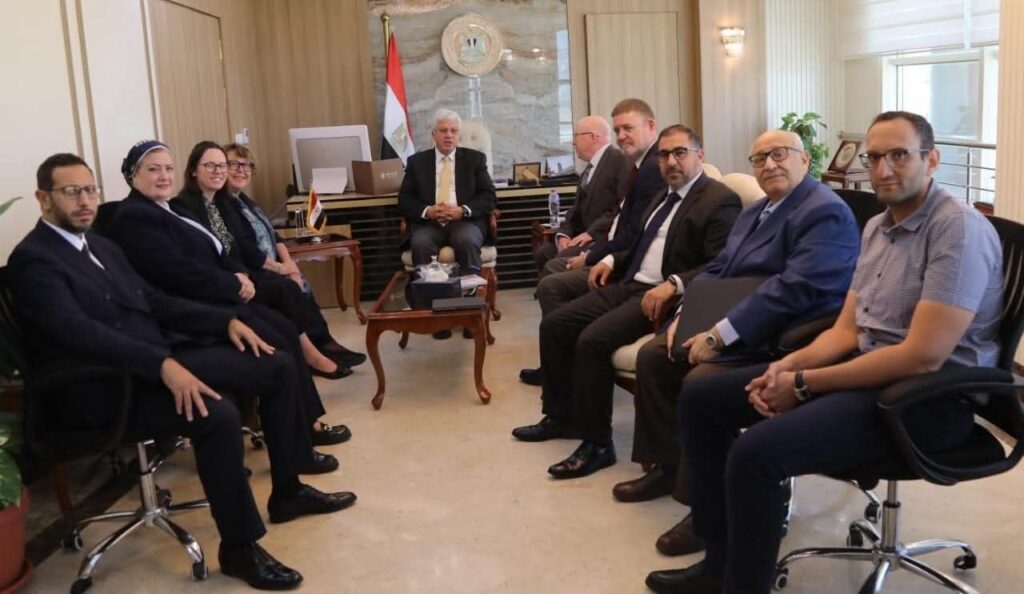 fb_img_17564585718705461000645841381947-1024x594 وزير التعليم العالي يبحث آليات تعزيز التعاون مع وفدي جامعة أدنبرة نابيير وجامعة كوين مارجريت