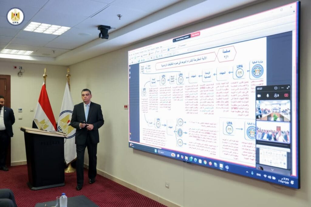 fb_img_17581300207776629457695913151060-1024x682 الدكتور هشام ستيت رئيس هيئة الشراء الموحد في لقاء مع ممثلي 70 شركة «محلية وعالمية»: