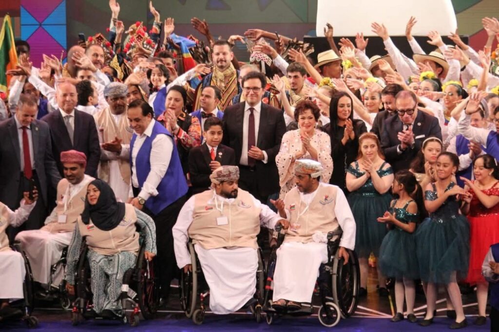 fb_img_17582705520702410979740191152860-1024x682 رئيسة المجلس القومي للطفولة والأمومة تشهد افتتاح فعاليات الملتقى الدولي التاسع لفنون ذوي القدرات الخاصة " أولادنا" بحضور وزراء الشباب والرياضة والتضامن والثقافة