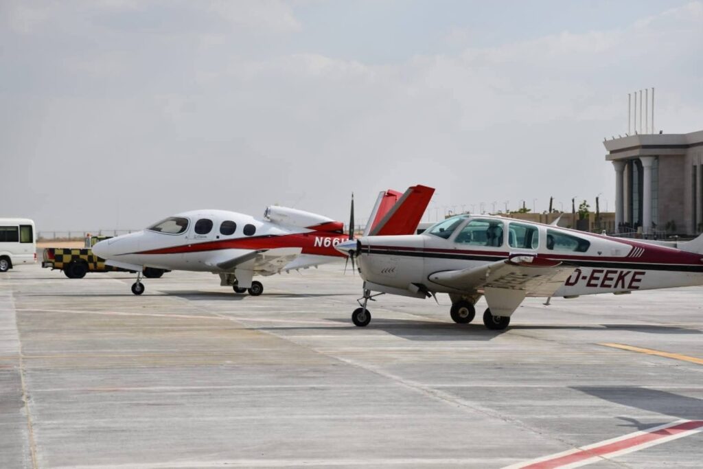 fb_img_1760203786053879457104404836643-1024x683 وزير الشباب والرياضة يشهد انطلاق رالي الطائرات “Fly In Egypt 2025”