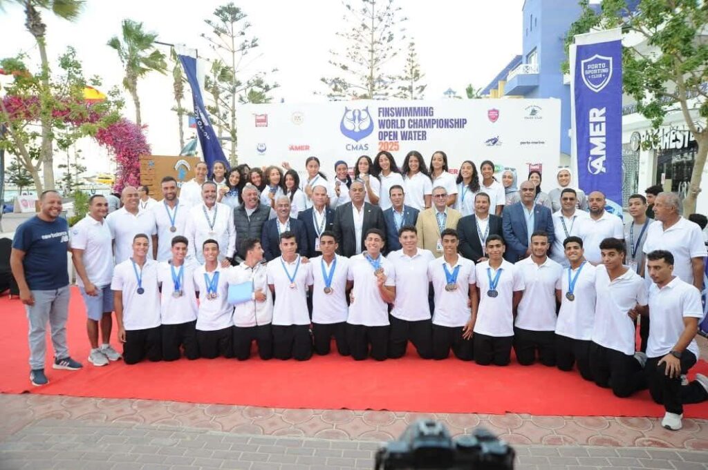 fb_img_17602163817633980830816513994087-1024x681 وزير الشباب والرياضة يهنئ أبطال مصر لتصدرهم بطولة العالم للسباحة بالزعانف بالعلمين