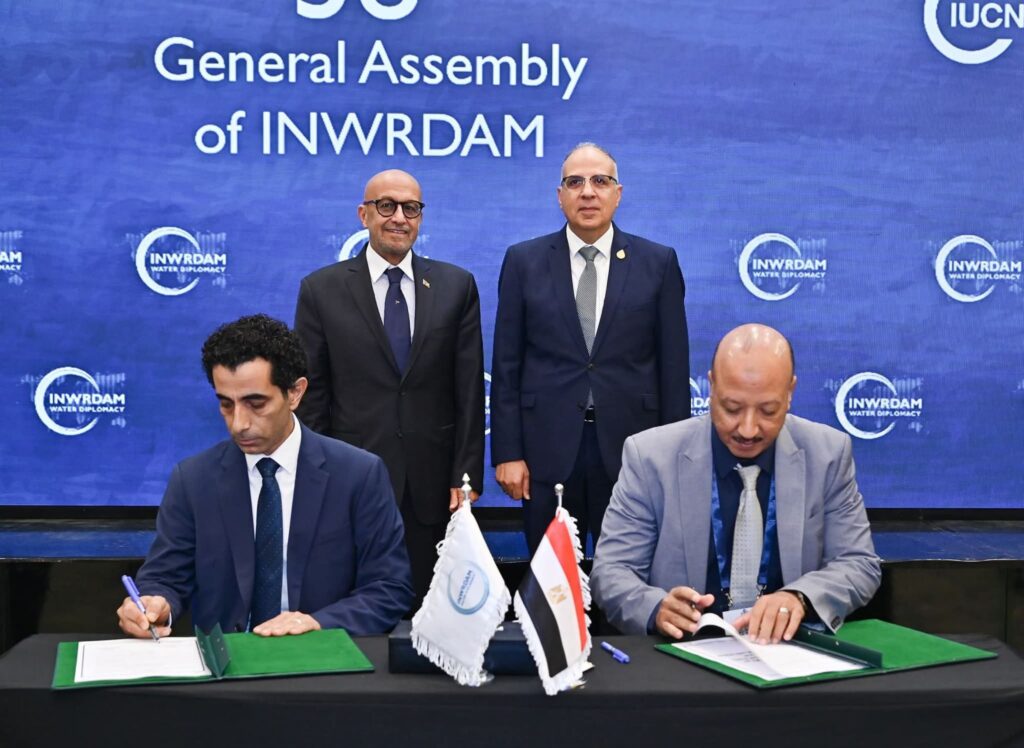 fb_img_17603533564078567521805638472800-1024x748 الدكتور سويلم و وزير المياه الأردنى يفتتحان "الإجتماع الثامن والثلاثين للشبكة الإسلامية لتنمية وإدارة مصادر المياه ضمن فعاليات "أسبوع القاهرة الثامن للمياه"