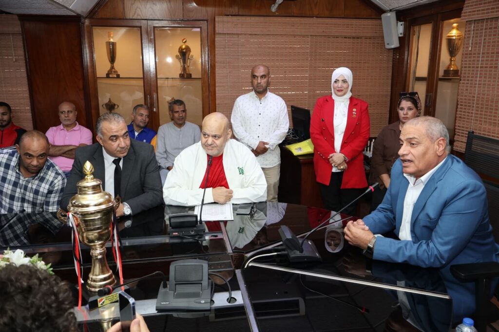 fb_img_17610394168203251455789372226669-1024x682 بكلمات محفزة "البيلي" يشهد حفل تكريم الفرق الرياضيه بشمال القاهرة بعد ما حققوه من انجازات في بطولة الجمهورية للشركات