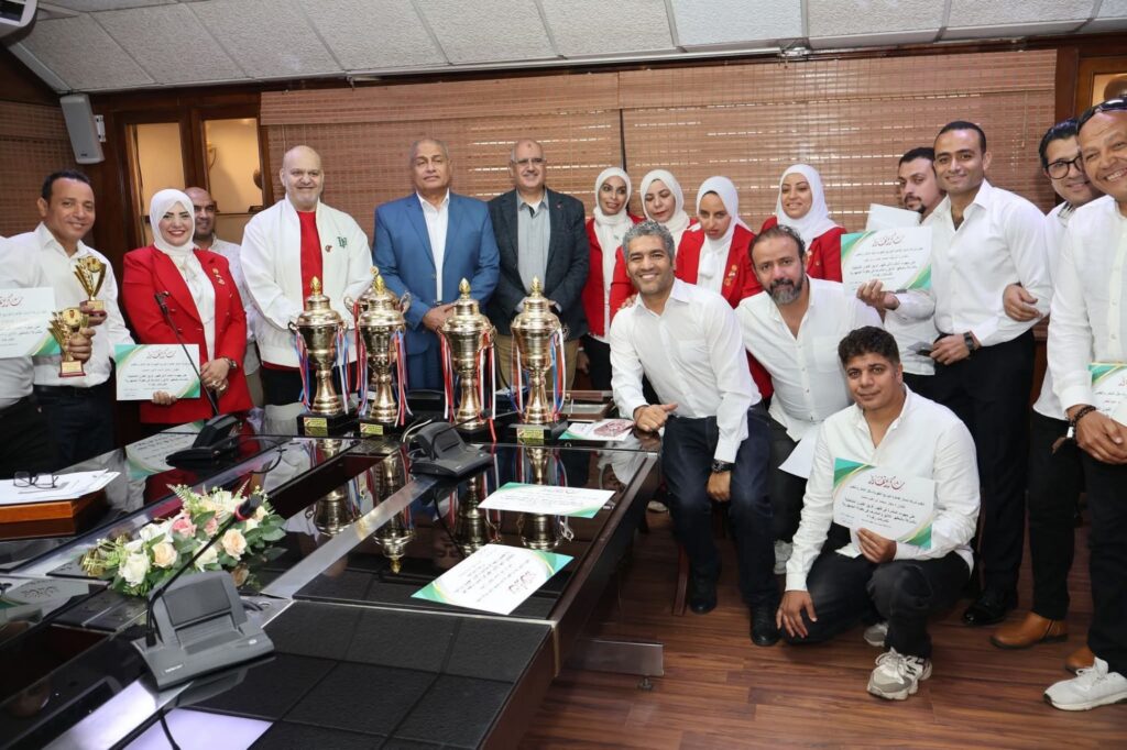 fb_img_17610394219864826668326119323641-1024x682 بكلمات محفزة "البيلي" يشهد حفل تكريم الفرق الرياضيه بشمال القاهرة بعد ما حققوه من انجازات في بطولة الجمهورية للشركات