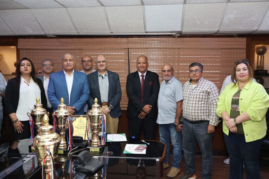 fb_img_17610394238293806913677942388955-1024x682 بكلمات محفزة "البيلي" يشهد حفل تكريم الفرق الرياضيه بشمال القاهرة بعد ما حققوه من انجازات في بطولة الجمهورية للشركات