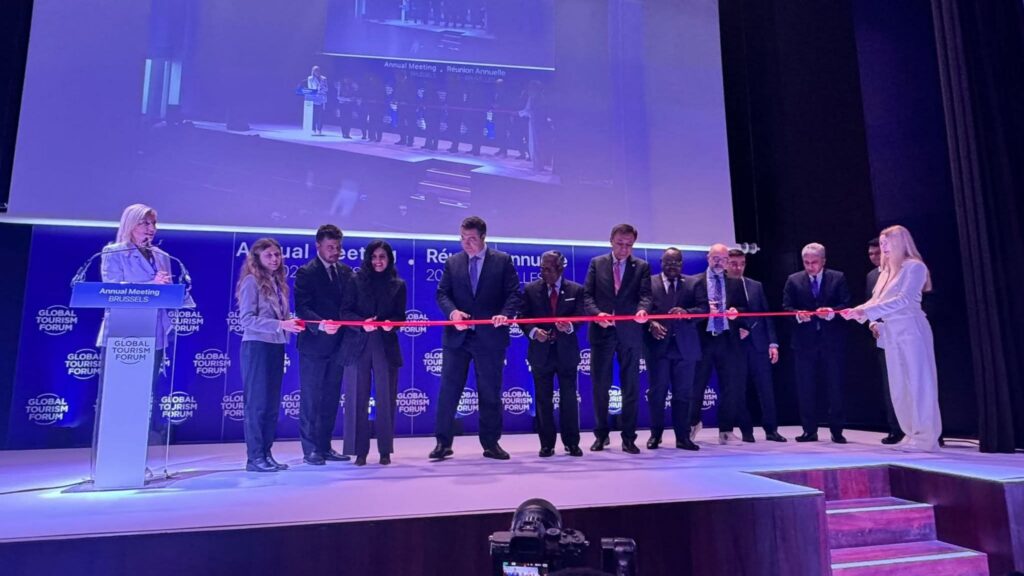 fb_img_1761039654047631606996923871307-1024x576 وزير السياحة والآثار يُشارك في افتتاح الاجتماع السنوي لمنتدى السياحة العالمي بالعاصمة البلجيكية بروكســل