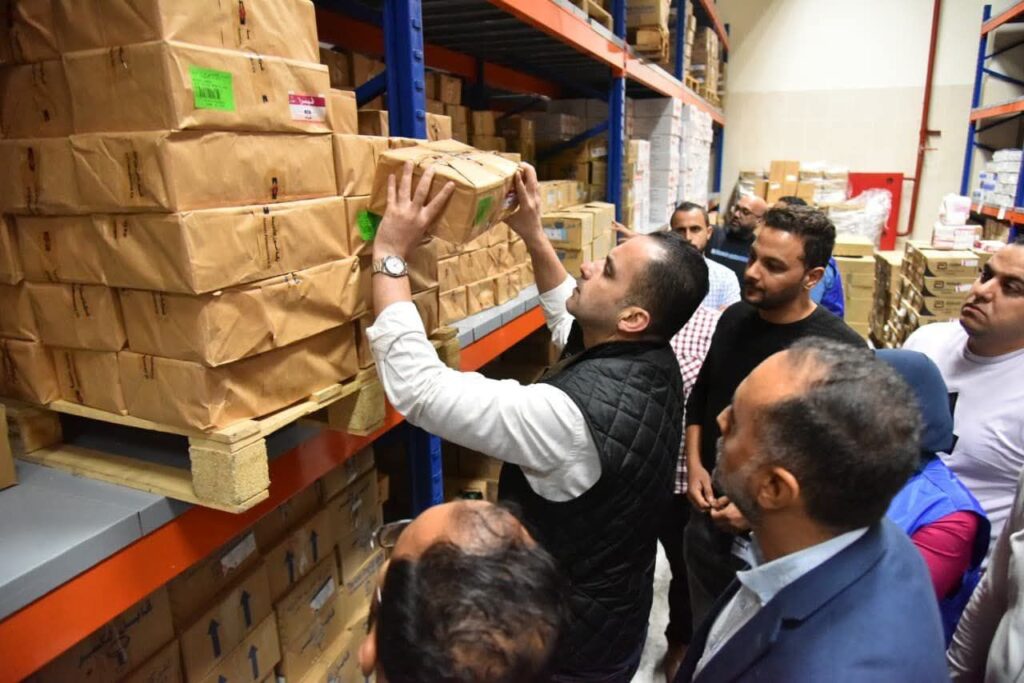 fb_img_17612180068468863263680074375718-1024x683 نائب وزير الصحة يتفقد مخازن الأدوية والمستلزمات الطبية بشمال سيناء لضمان كفاءة سلسلة  الإمداد الطبي
