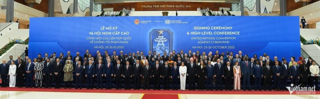 fb_img_17614013927195242986553837823583-1024x317 خلال فعاليات المؤتمر الذي استضافته العاصمة الفيتنامية هانوى..● مصر توقع على اتفاقية الأمم المتحدة لمكافحة الجريمة السيبرانية