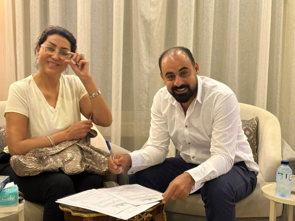 img-20251017-wa0009900294396154292646-1024x768 بالصور.. «سارة سلامة» تواجه «وفاء عامر» في السرايا الصفرا برمضان 2026