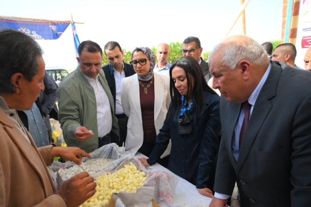 fb_img_17639121992912208577418286193019-1024x682 وزيرة التضامن الاجتماعي تتفقد وحدة إنتاج الحرير خلال زيارتها لمحافظة الوادي الجديد