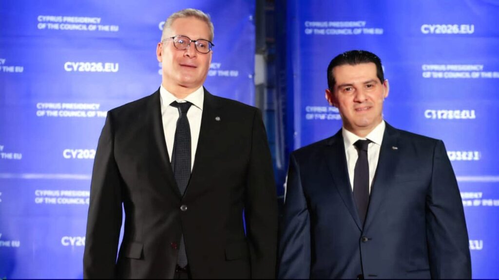 fb_img_17678656110422506699585916926571-1024x576 ممثلاً عن فخامة الرئيس عبدالفتاح السيسي:▪︎وزير البترول والثروة المعدنية يشارك في مراسم تسلم قبرص رئاسة الاتحاد الأوروبي