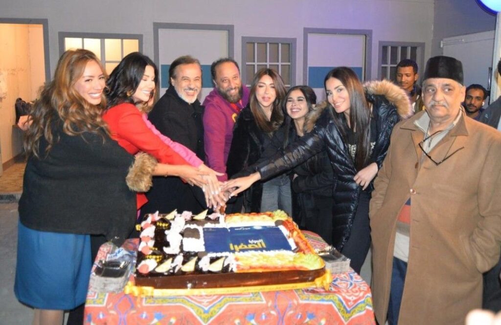 img-20260107-wa0035733447383603387235-1024x664 بالفيديو.. صناع «السرايا الصفرا» يحتفلون ببداية تصوير المسلسل استعدادا لرمضان 2026