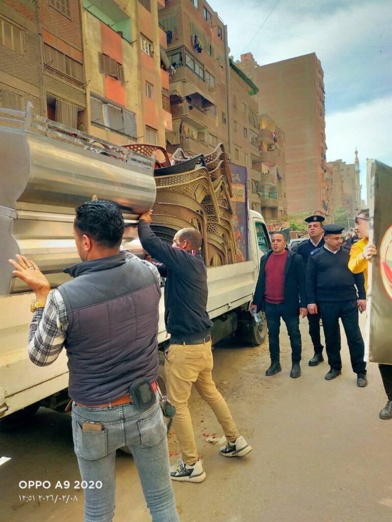 fb_img_17705585155547889077254571488264-768x1024 محافظة الجيزة ترفع 950 حالة إشغال وتعدي للمحال التجارية والمقاهي بمناطق جسر الكنيسة وأبو زارع بالعمرانية