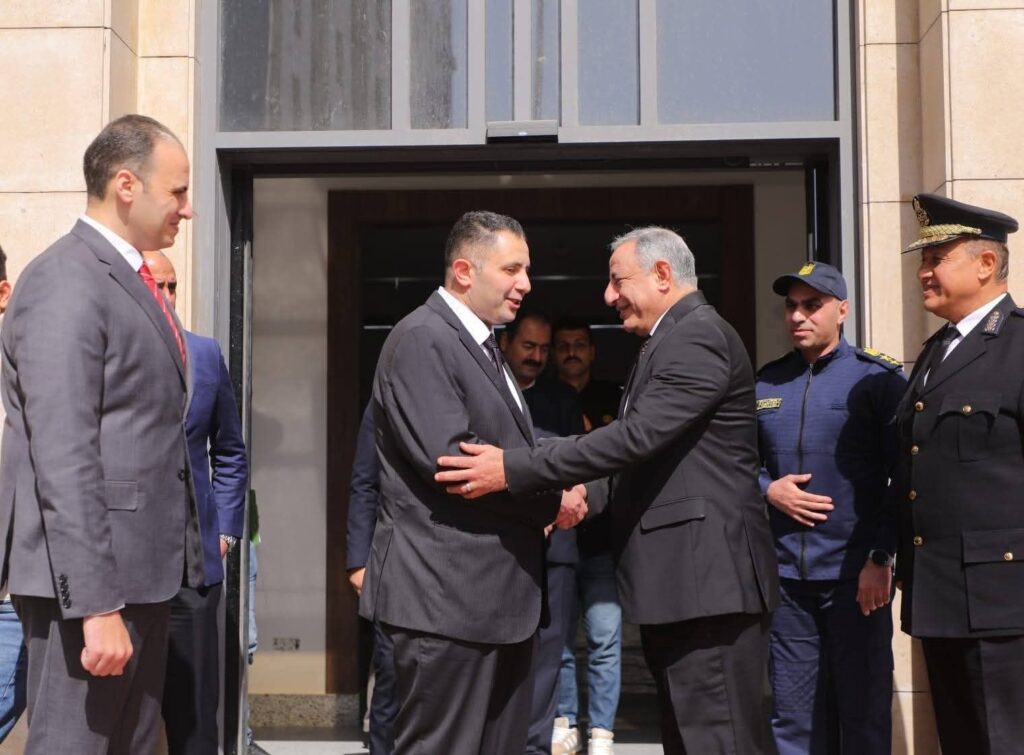 fb_img_17714170609105016411235468431784-1024x755 محافظ دمياط يستقبل مدير الأمن ويتلقى التهنئة بتوليه مهام عمله