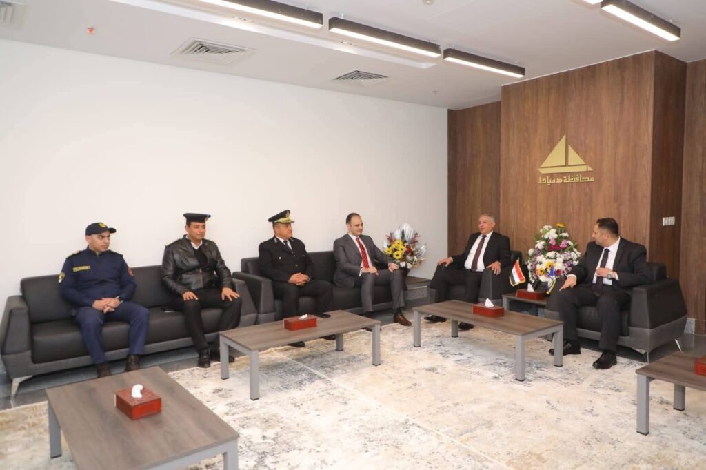 fb_img_17714170625246357200164009206105-1024x682 محافظ دمياط يستقبل مدير الأمن ويتلقى التهنئة بتوليه مهام عمله