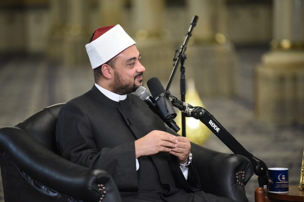 fb_img_1771749414012676193872780204589-1024x682 الأمين العام للمجلس الأعلى للشئون الإسلامية ضيفًا على بودكاست «ملتقى الفكر الإسلامي» في ثوبه الجديد بمسجد الإمام الحسين