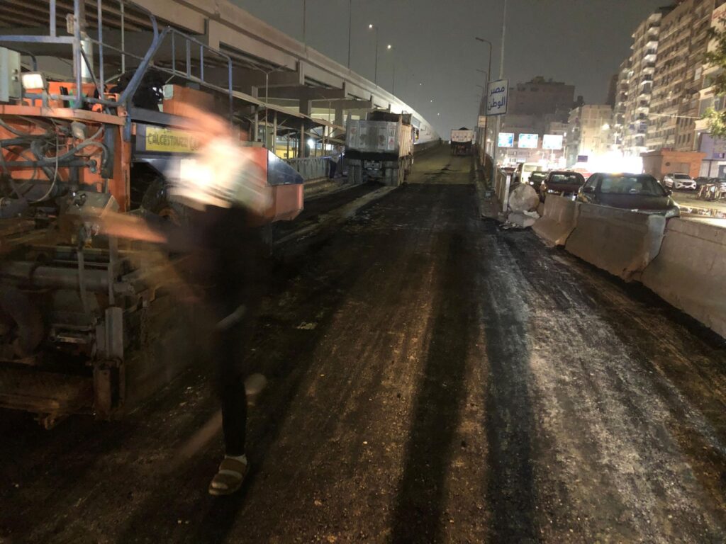 img-20260217-wa00321007687058053005809-1024x768 محافظ الجيزة يتابع أعمال رصف ورفع كفاءة مطلع كوبري أرض اللواء بالعجوزة لتيسير الحركة المرورية