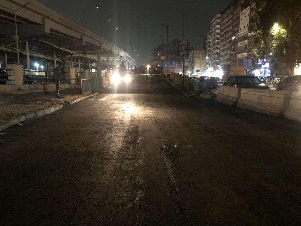 img-20260217-wa00387566066430001692810-1024x768 محافظ الجيزة يتابع أعمال رصف ورفع كفاءة مطلع كوبري أرض اللواء بالعجوزة لتيسير الحركة المرورية