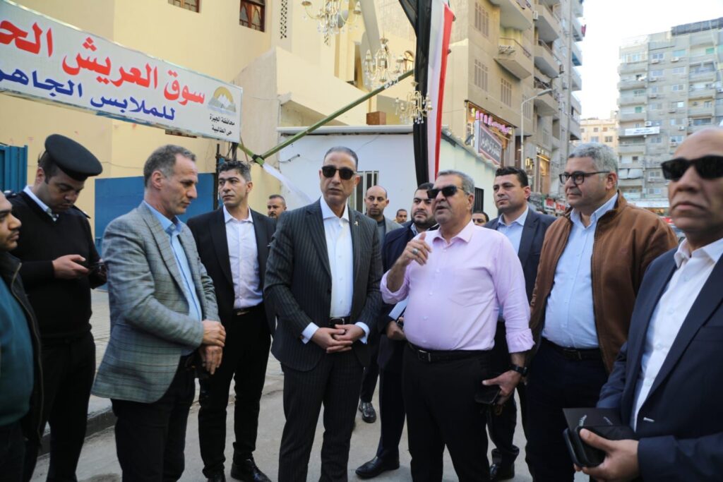 img-20260217-wa00576101972598573959659-1024x683 في أولى جولاته الميدانية<br>محافظ الجيزة يتفقد الاستعدادات النهائية لافتتاح سوق العريش الحضاري بالطالبية