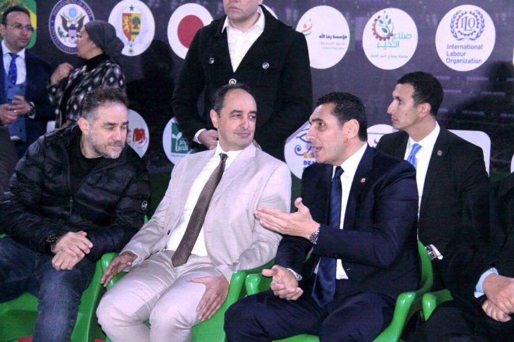 fb_img_17724524828111753230708105956232-1024x682 بحضور وزير الشباب والرياضة ومدير صندوق مكافحة الإدمان ورئيس مجلس أمناء مؤسسة صناع الحياة ..ختام فعاليات النسخة الرابعة من بطولة المجتمع المدني لكرة القدم