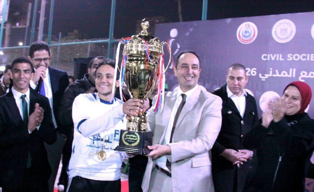 fb_img_17724524860248763345394501918702-1024x627 بحضور وزير الشباب والرياضة ومدير صندوق مكافحة الإدمان ورئيس مجلس أمناء مؤسسة صناع الحياة ..ختام فعاليات النسخة الرابعة من بطولة المجتمع المدني لكرة القدم
