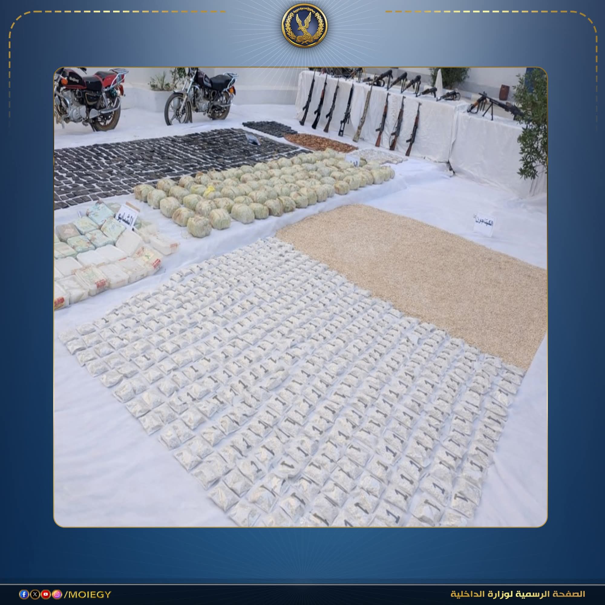 فى إطار جهود أجهزة وزارة الداخلية لضبط العناصر الإجرامية الخطرة