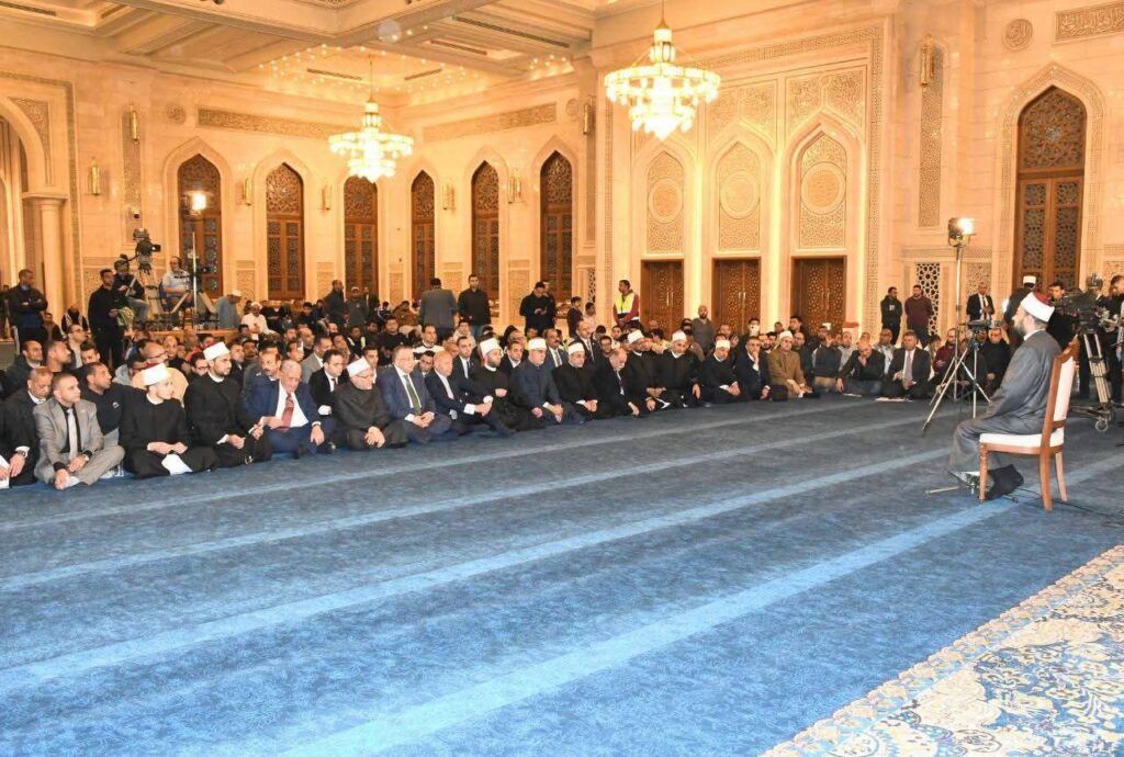 fb_img_17731323494936522579876770537116-1024x690 بمسجد العلي العظيم بألماظة: وزير الأوقاف ومفتي الجمهورية ومحافظ القاهرة يشهدون احتفال الوزارة بذكرى فتح مكة