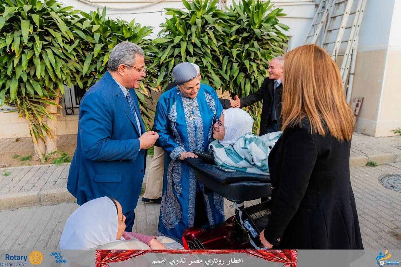 رئيسة القومي للطفولة والأمومة تشهد إفطار “روتاري مصر” بمشاركة 700 طفل من ذوي الهمم وأسرهم