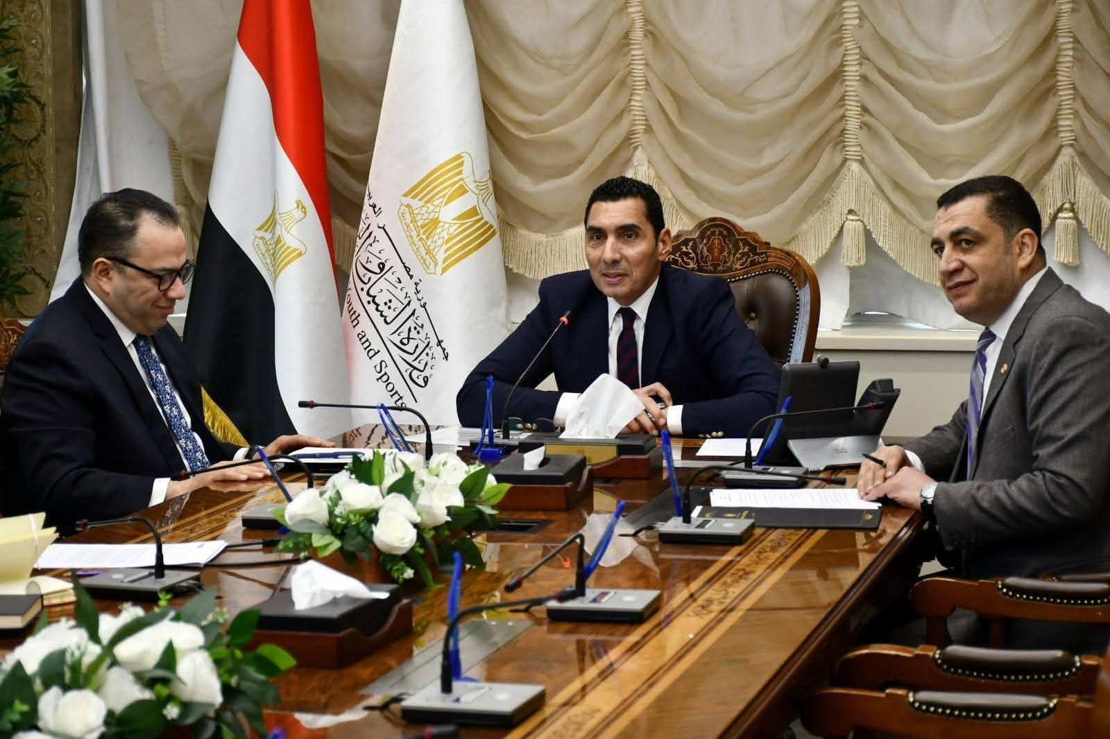 وزير الشباب والرياضة يبحث مع المدير الإقليمي وممثل الوكالة الدولية لمكافحة المنشطات في إفريقيا استضافة مصر “الملتقي الأفريقي الأول لمكافحة المنشطات