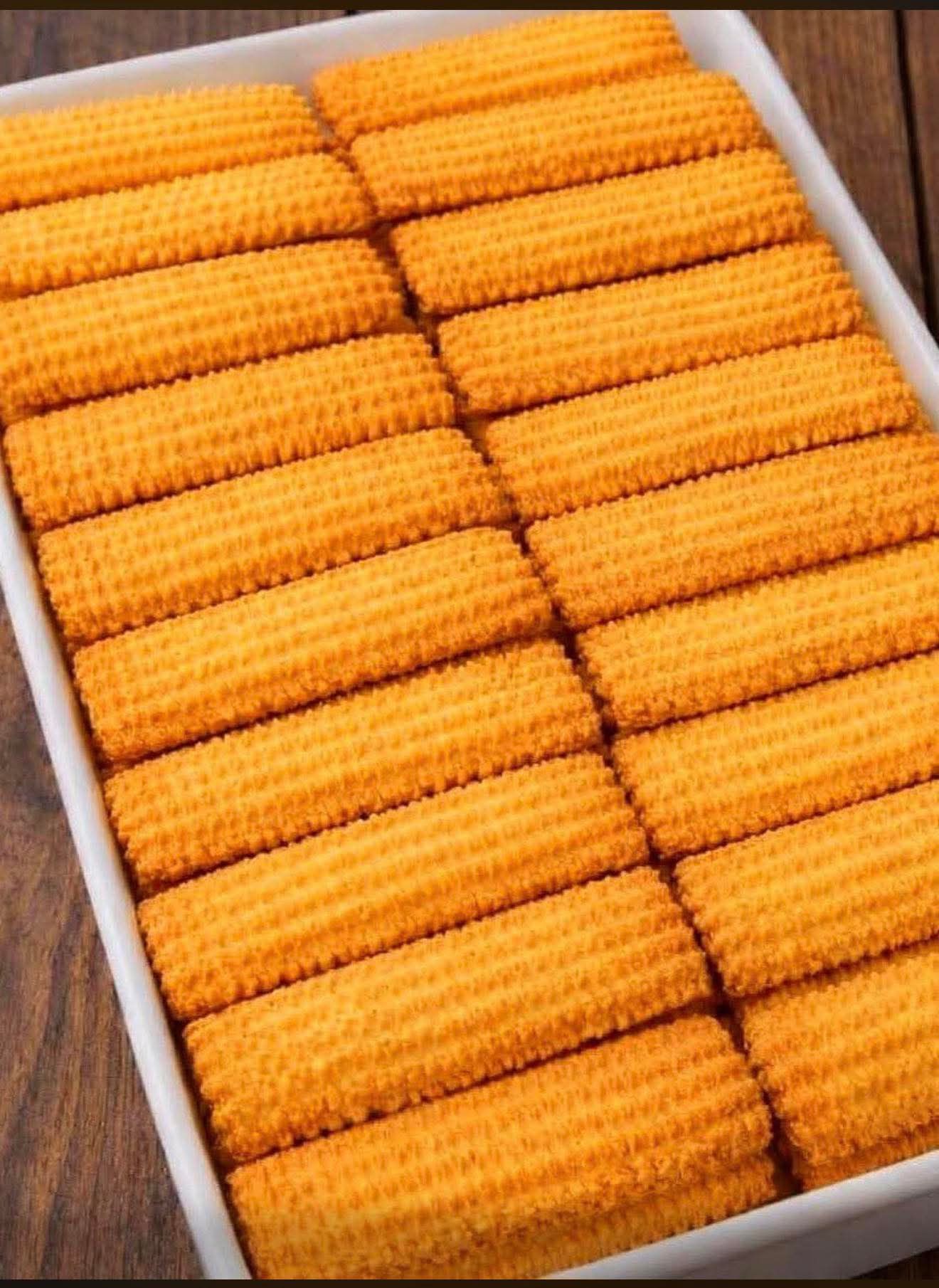 مقادير بسكوت العيد بالبرتقال🍊 بالماكينه